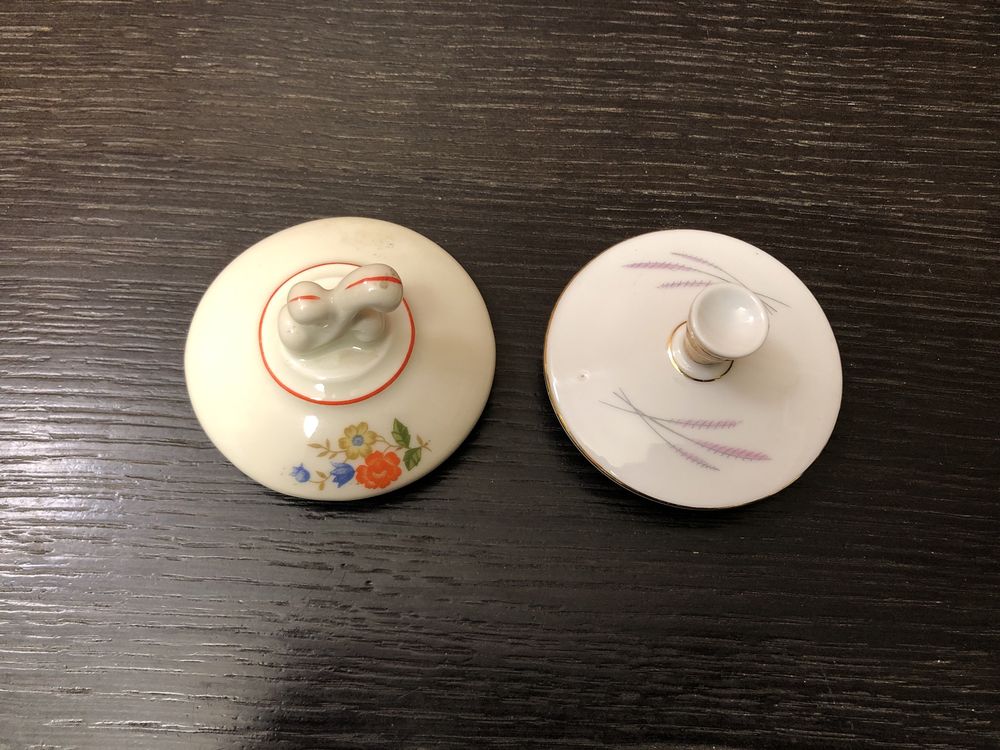Przykrywka porcelanowa dzbanek cukiernica