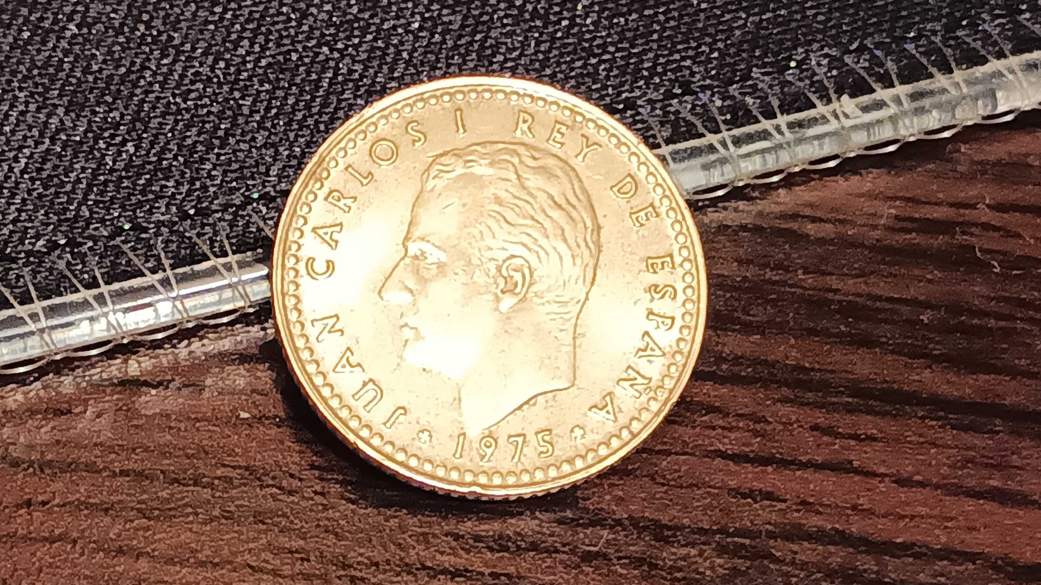 Moneta 1 Peseta Hiszpania 	Juan Karlos I,  1975 77*