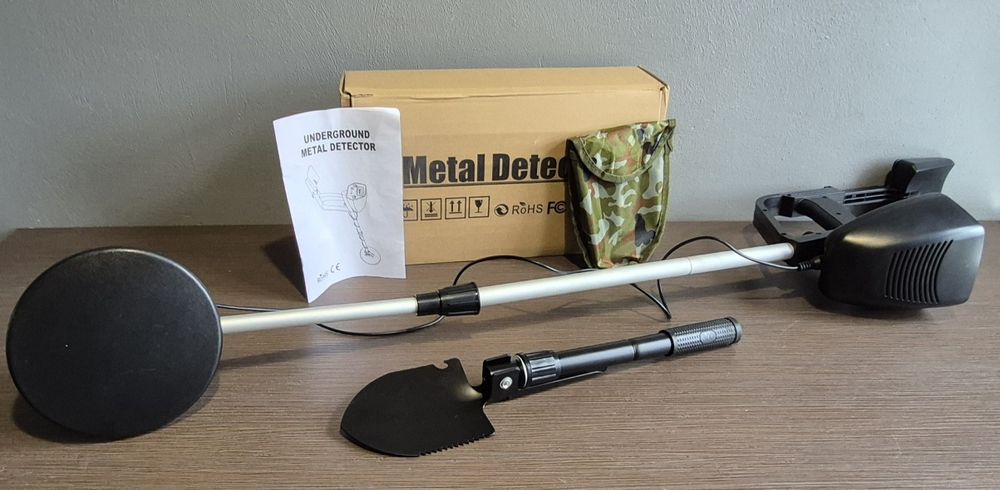 Wykrywacz metali Detektor + słuchawki Jak nowy!