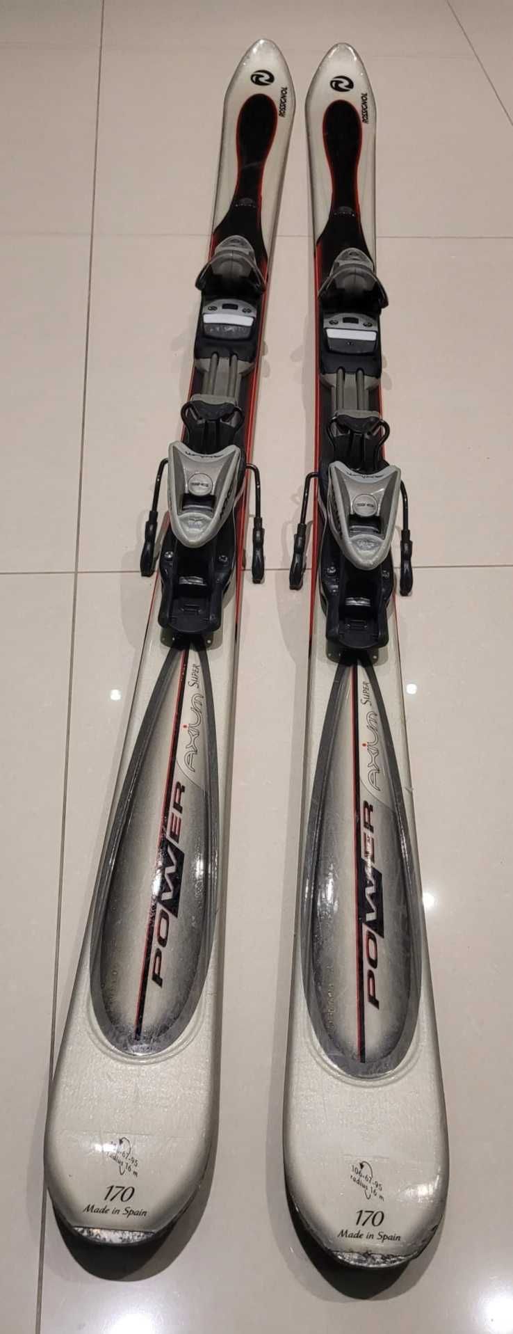 Narty Rossignol power axium super 170 cm wraz z wiązaniami