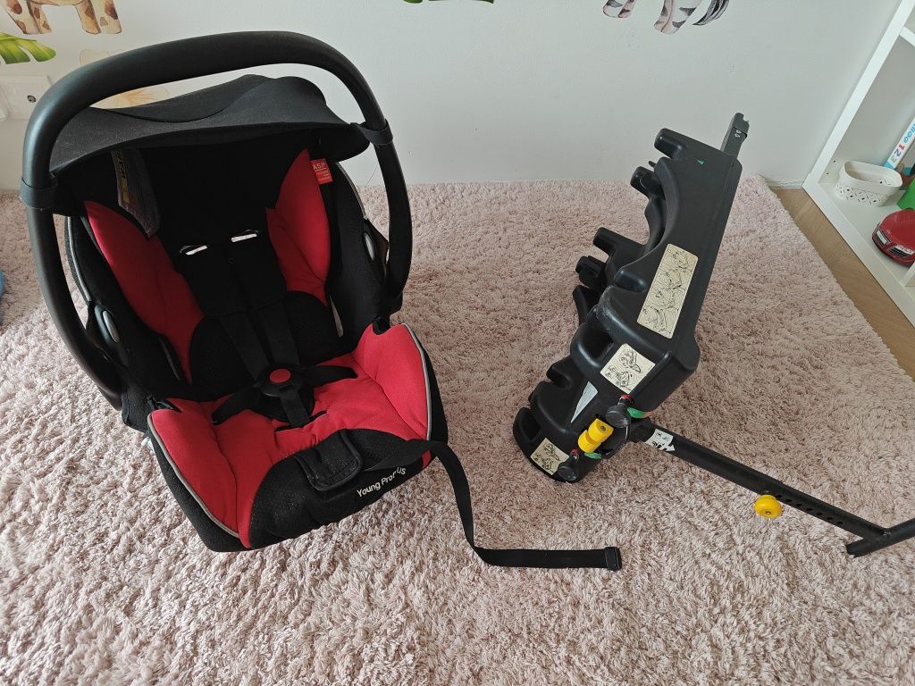 Recaro young Profi plus z bazą izofix