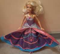 Lalka Barbie rozkładana suknia Motyl
