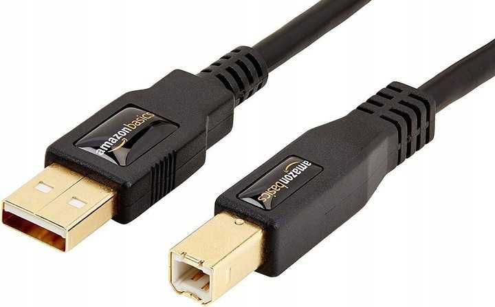 Kabel drukarki 4.8 m, USB 2.0/USB 2.0, M/M