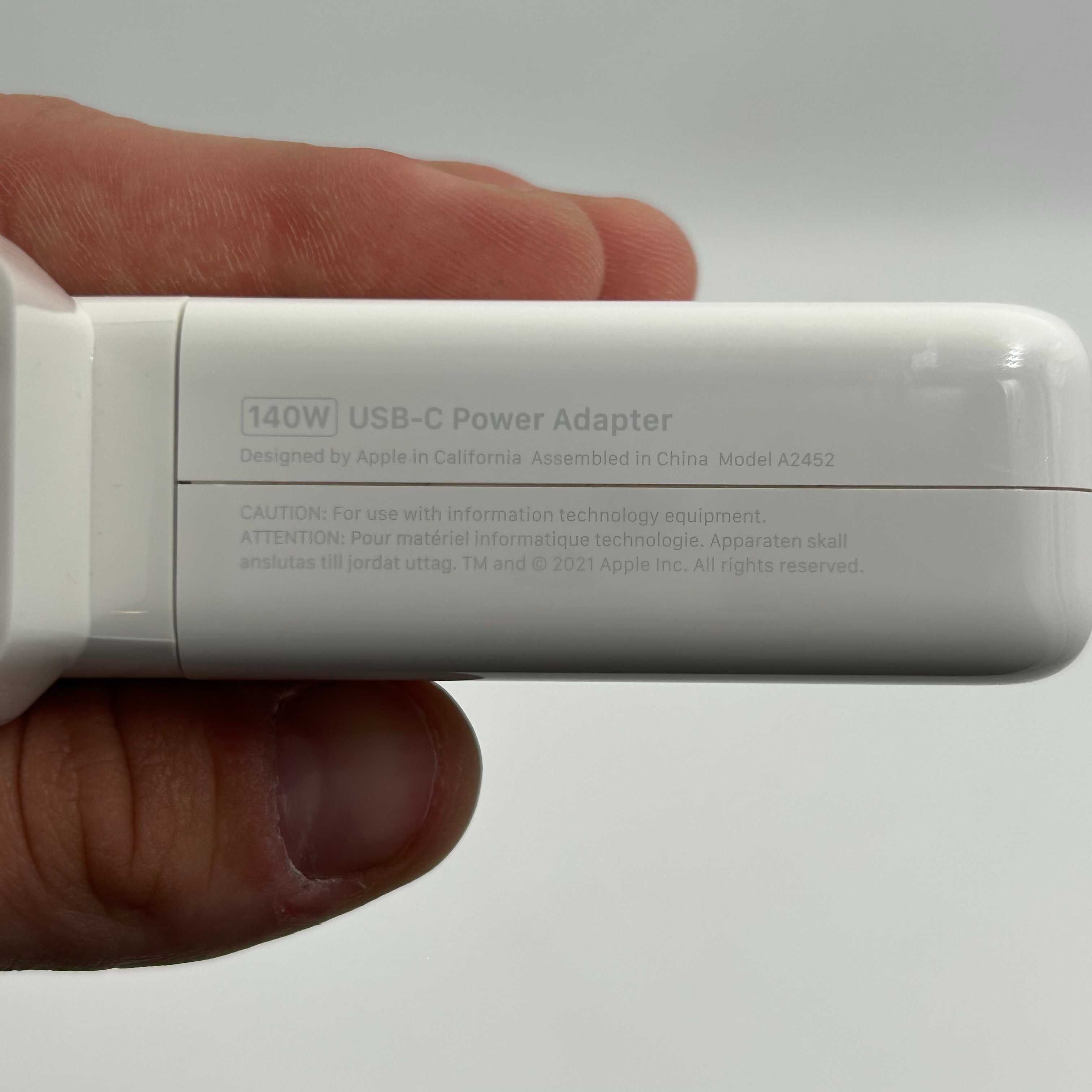 Zasilacz kostka Apple USB-C 140W A2452 - 100% Oryginał IGŁA