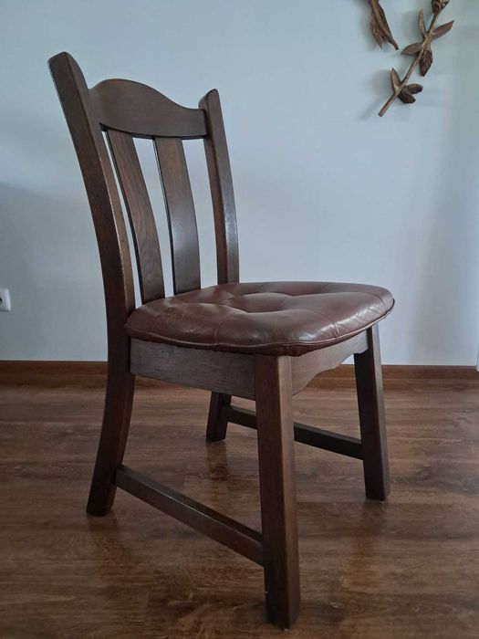 Krzesła dębowe- 4 szt