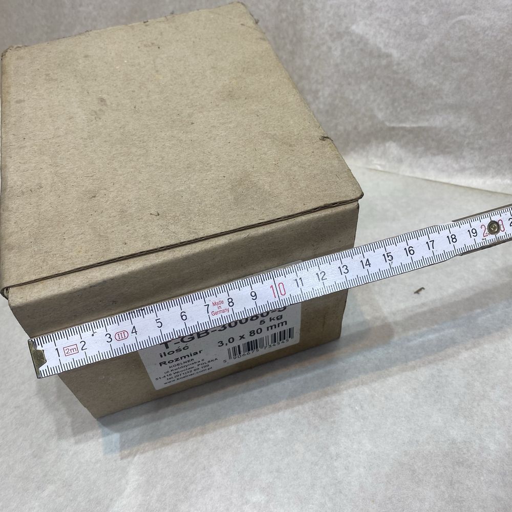 Gwoździe budowlane czarne 3,0x80 T-GB-30080 KOELNER