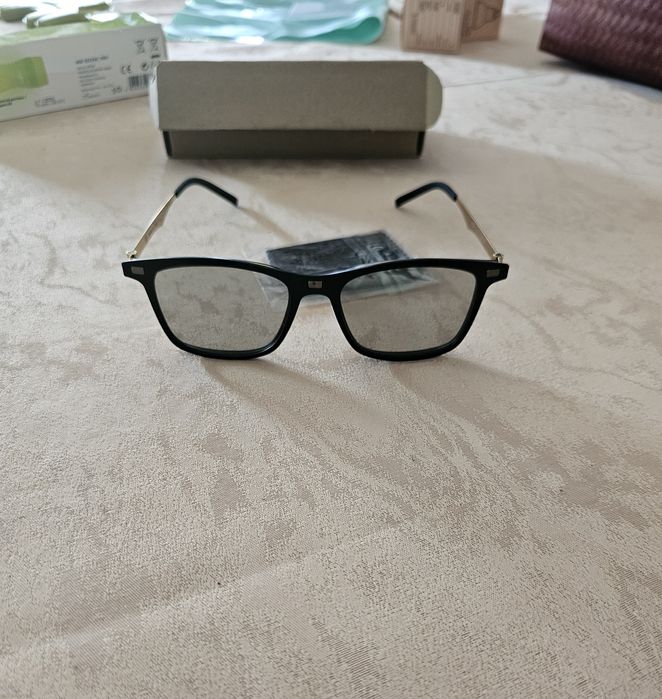 Armação de óculos para graduar com clipe de sol magnético