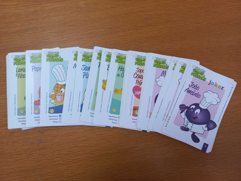 Lote Cartas Super Chefs - Gang dos Frescos