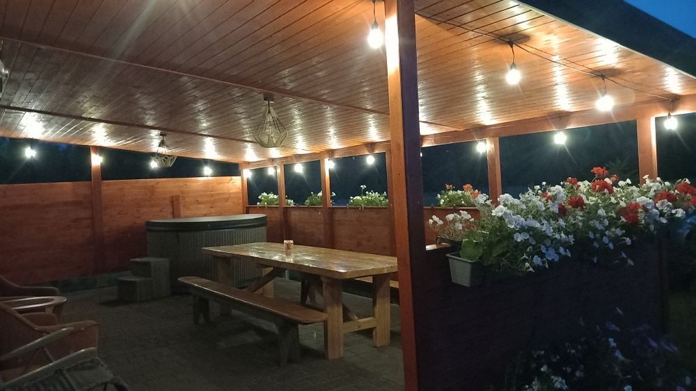 Domek pod Lipką, domek pod lasem, caloroczny,noclegi, balia ogrodowa,P