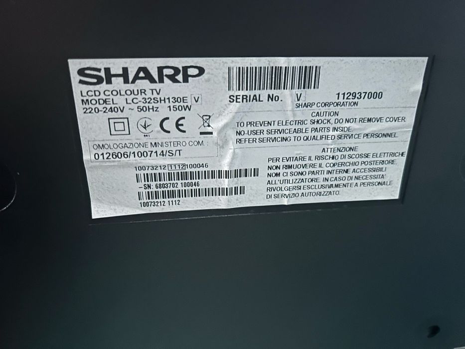 Телевізор Sharp 32”, LED, FullHD