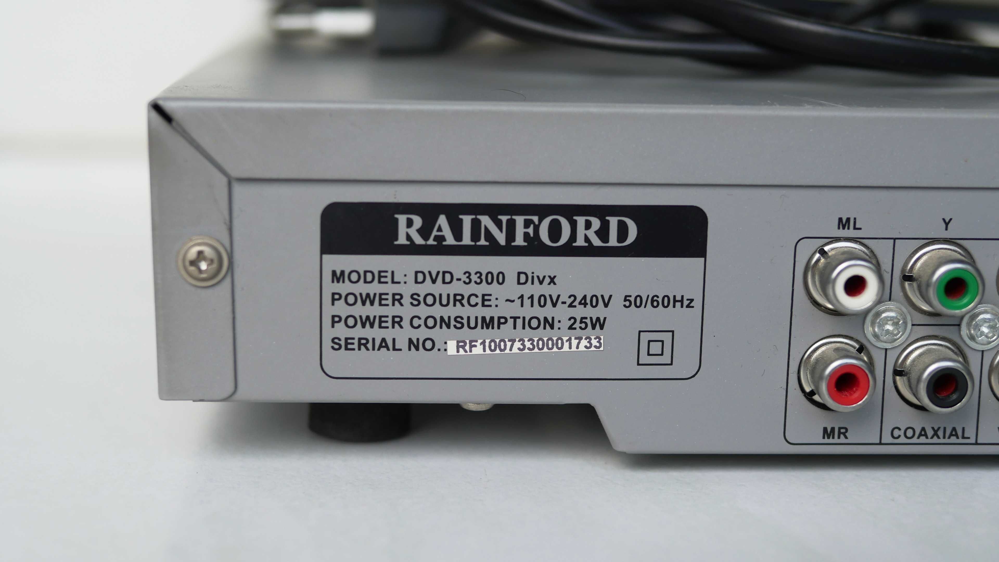 Rainford 3300. DVD-плеер-проигрыватель.