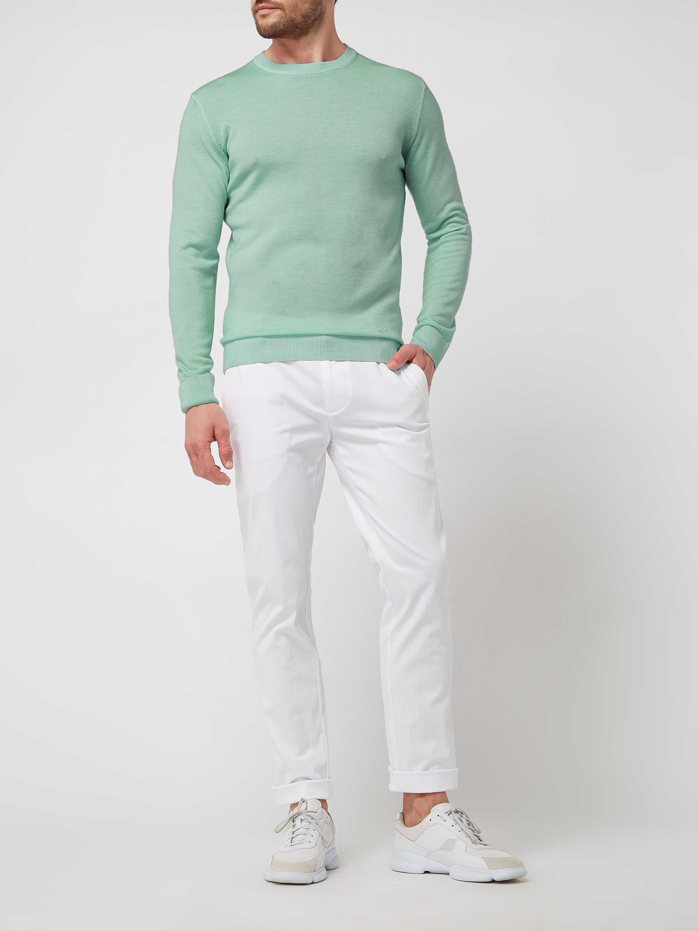 Новый пуловер шерсть Paul & Shark Summer Wool crew neck - L