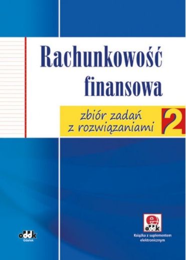 Książka Rachunkowość finansowa 2 2016r.