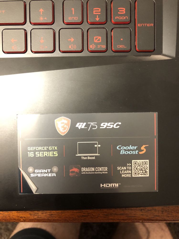 Laptop msi gl759sc