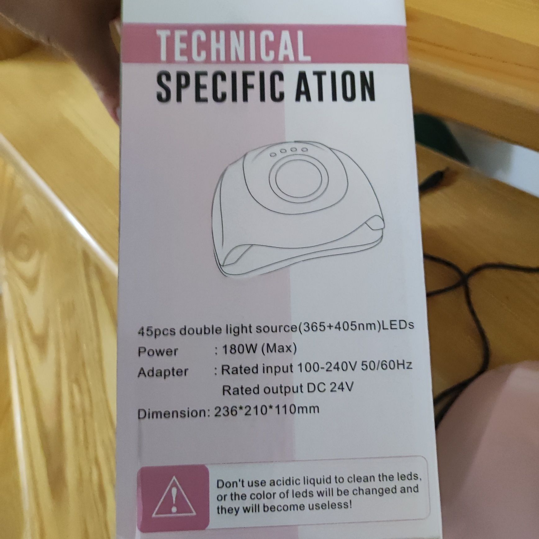 Lampa UV do paznokci Lalu