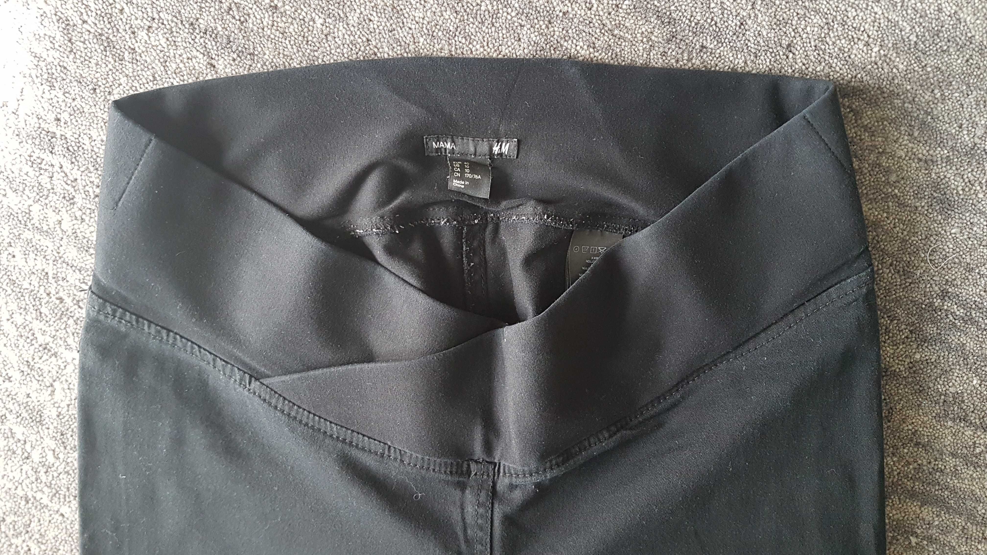 Spodnie ciazowe H&M rozmiar 40  czarne