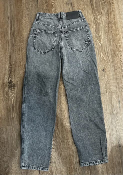 jeansy szare pull&bear rozmiar 32/xxs
