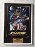 Moldura Filme Star Wars Ewoks: Battle for Endor com Autógrafos (A4)