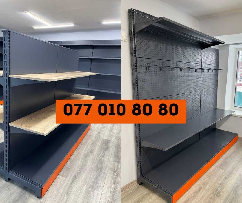 Знижка -20% на стелажі під замовлення. Вітрини, прилавки