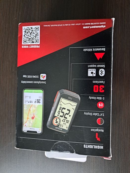 Licznik rowerowy nawigacja Sigma Rox 4.0