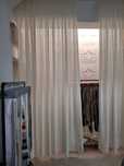 Cortinado beje de amostra
