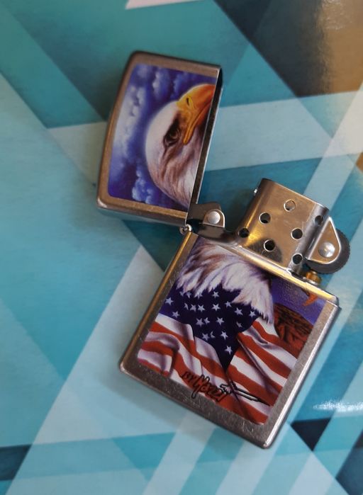 Зажигалка zippo с принтом,  запальничка zippo