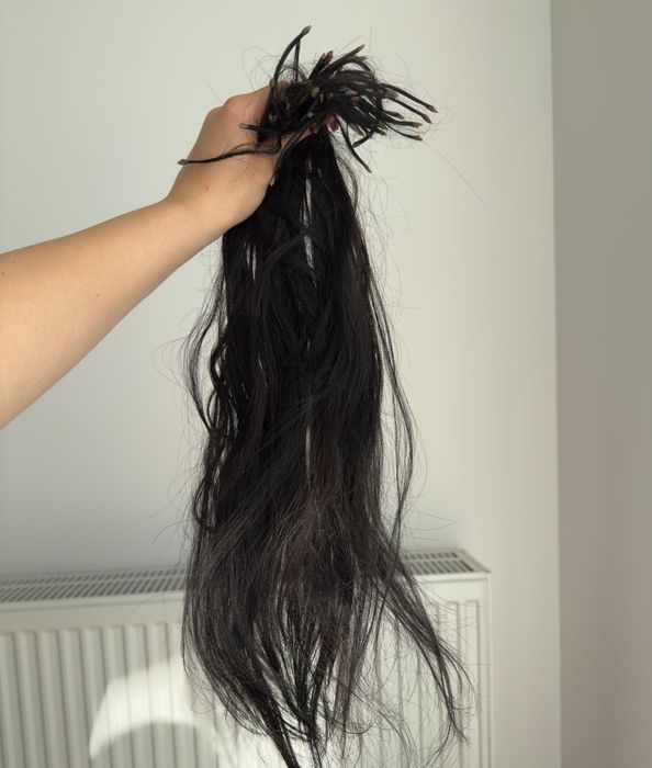 Naturalne włosy słowiańskie czarne