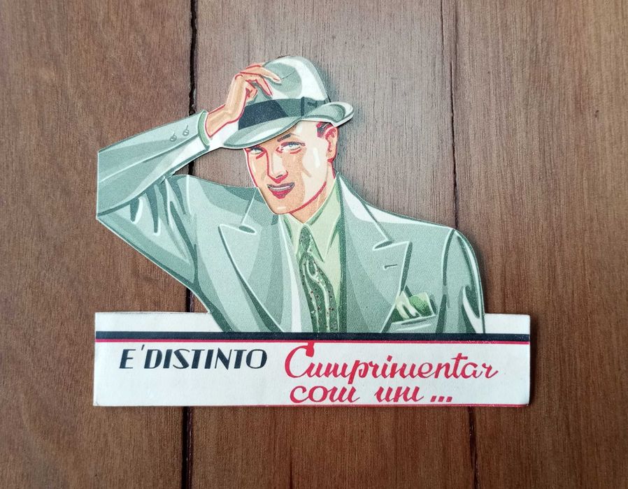 Antiga publicidade Portuguesa Chapéus Palmares