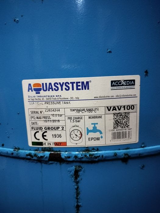 Zbiornik przeponowy 100L