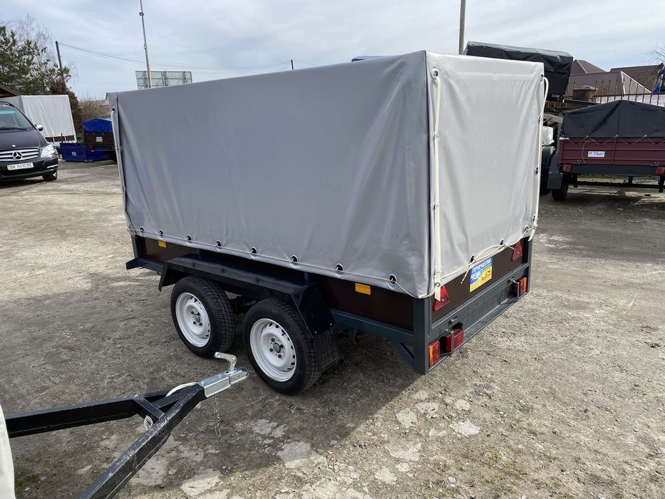 ПРОДАЖ Новий Фанерний Двухвісний причіп в наявності!!!2.5-3.0м