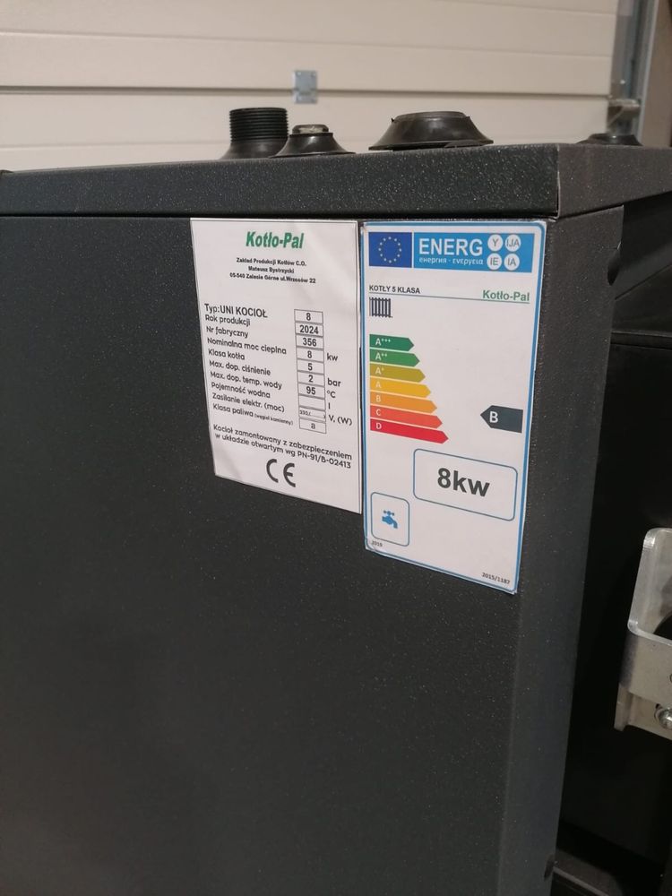 Kocioł 8kW Drewno, Węgiel/ Dostawa/ 19kW, 23kW, 27kW