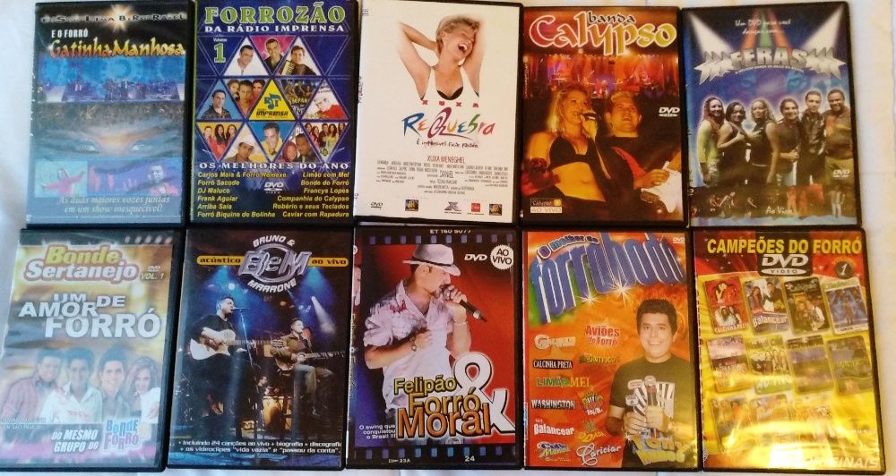 Música indígena + 8 Cd's Com Musica de Festa Alemã + DVDS Brasileiros