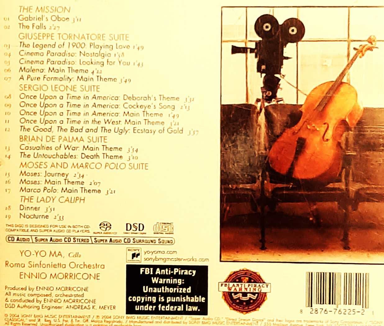 Polecam Album  CD Yo-Yo Ma Play Ennio Morricone