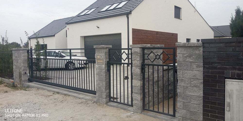 Ogrodzenie na wymiar brama furtka balustrada automat do bramy