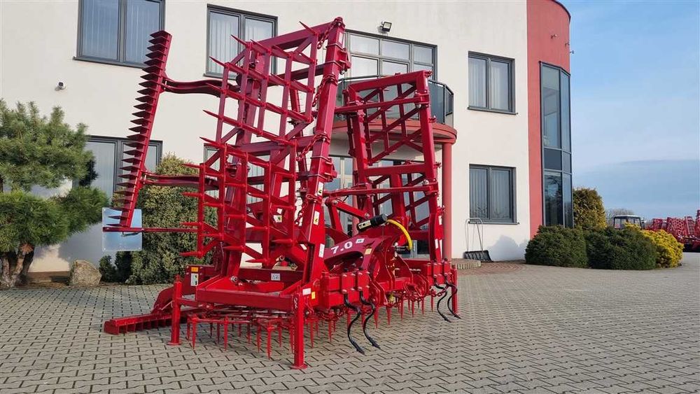 Brony polowe zębowe ciężkie 7 pól z włóką/wałem strunowym | PRODUCENT