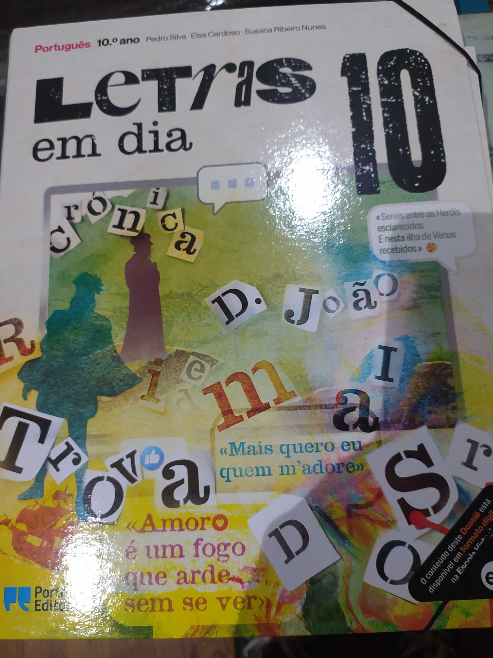 Letras em dia 10 - Manuais escolares e dossier do professor