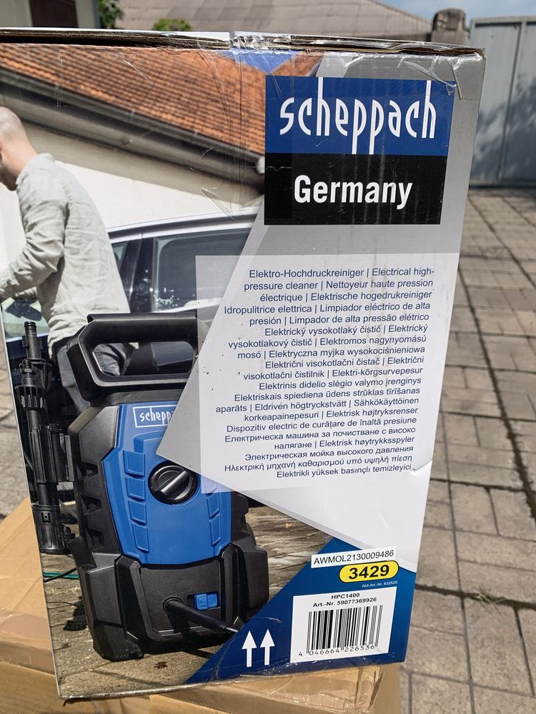 Мийка високого тиску Scheppach