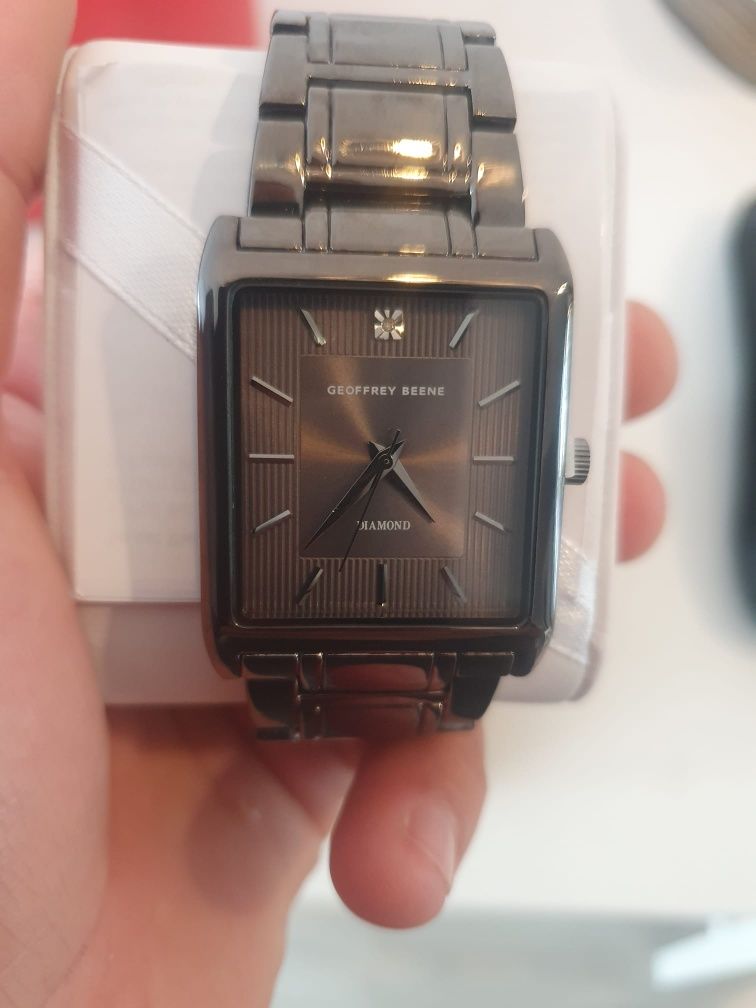 Geoffrey Beene Diamond zegarek męski Made in USA