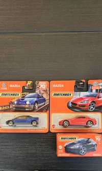 Matchbox Mazda zestaw 3 modeli: Autozam Az-1 + 2 szt. RX8