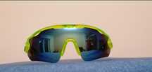 Nowe okulary na rower neon uv400 poliwęglan
