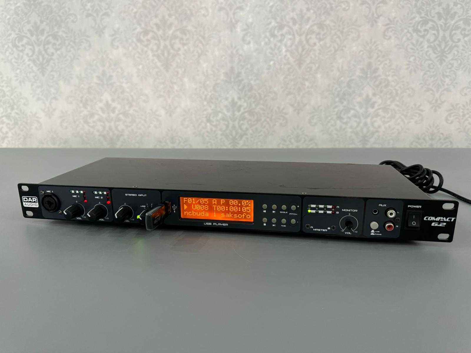 DAP Audio Compact 6.2 Instalacyjny mikser audio 1U 6 kanałów