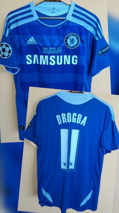 Koszulka marki Adidas, Chelsea Londyn z Drogba 11, rozmiar S