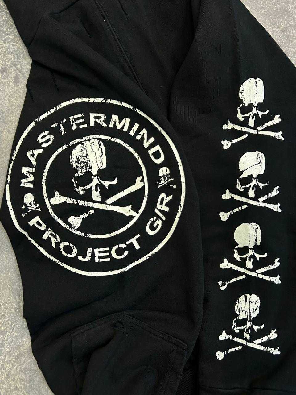 Худі Project Grailz GR Mastermind zip up чорна зіпка зипка худи кофта