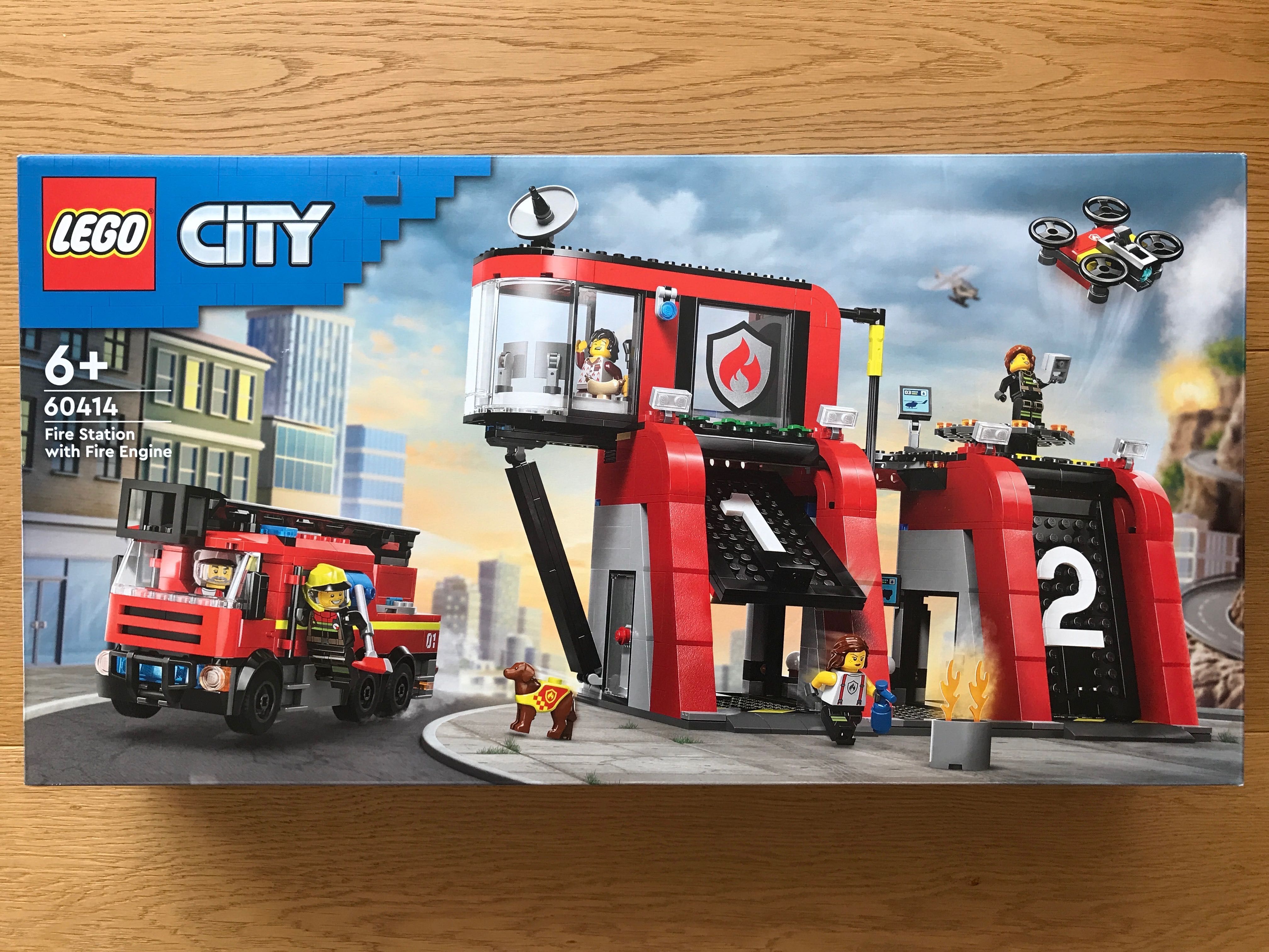 LEGO City 60414 Remiza strażacka z wozem strażackim - NOWE