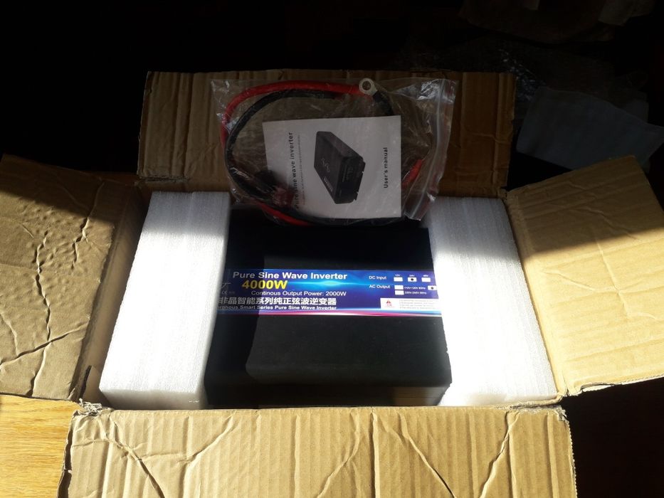 Инвектор инвертор преоброзователь 24/220вольт2000/4000 ват чистій син