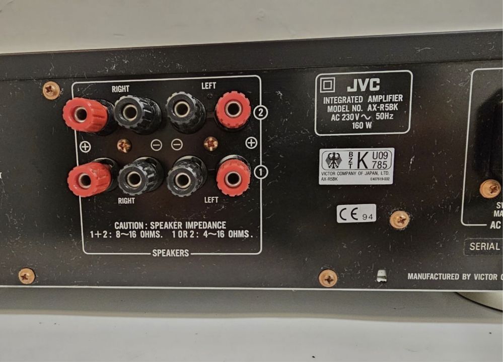 Stereo Wzmacniacz JVC AX-R 5BK, 2*90w