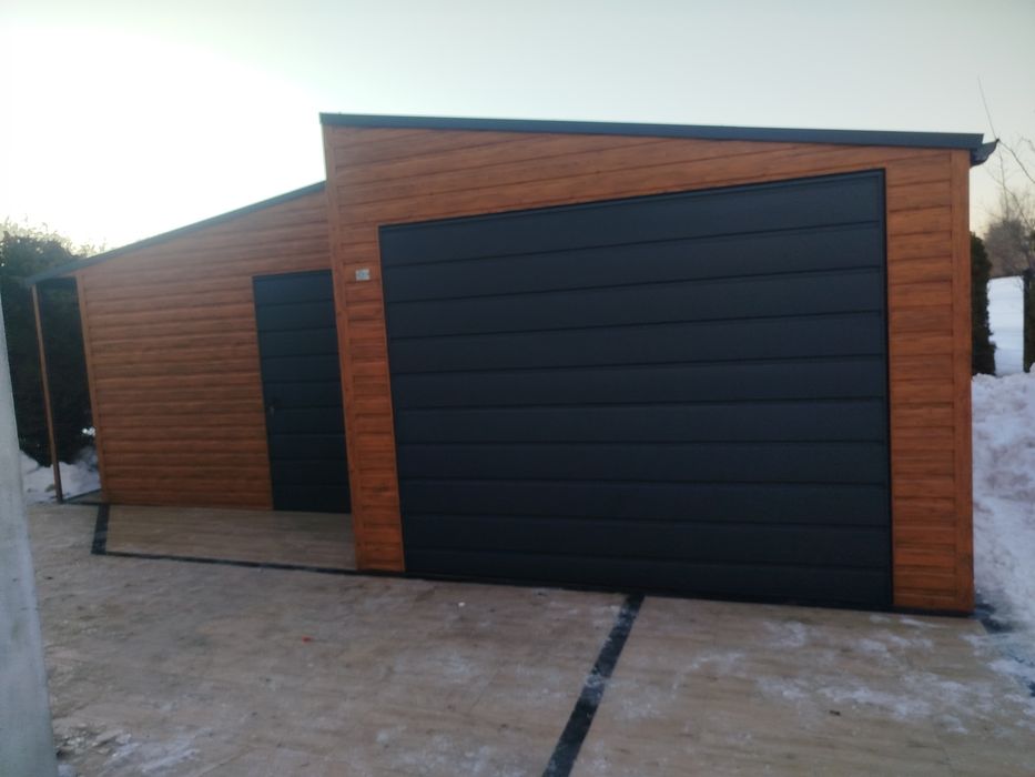 Garaż Blaszany, Blaszak, 6 x 6 Grafit Mat!