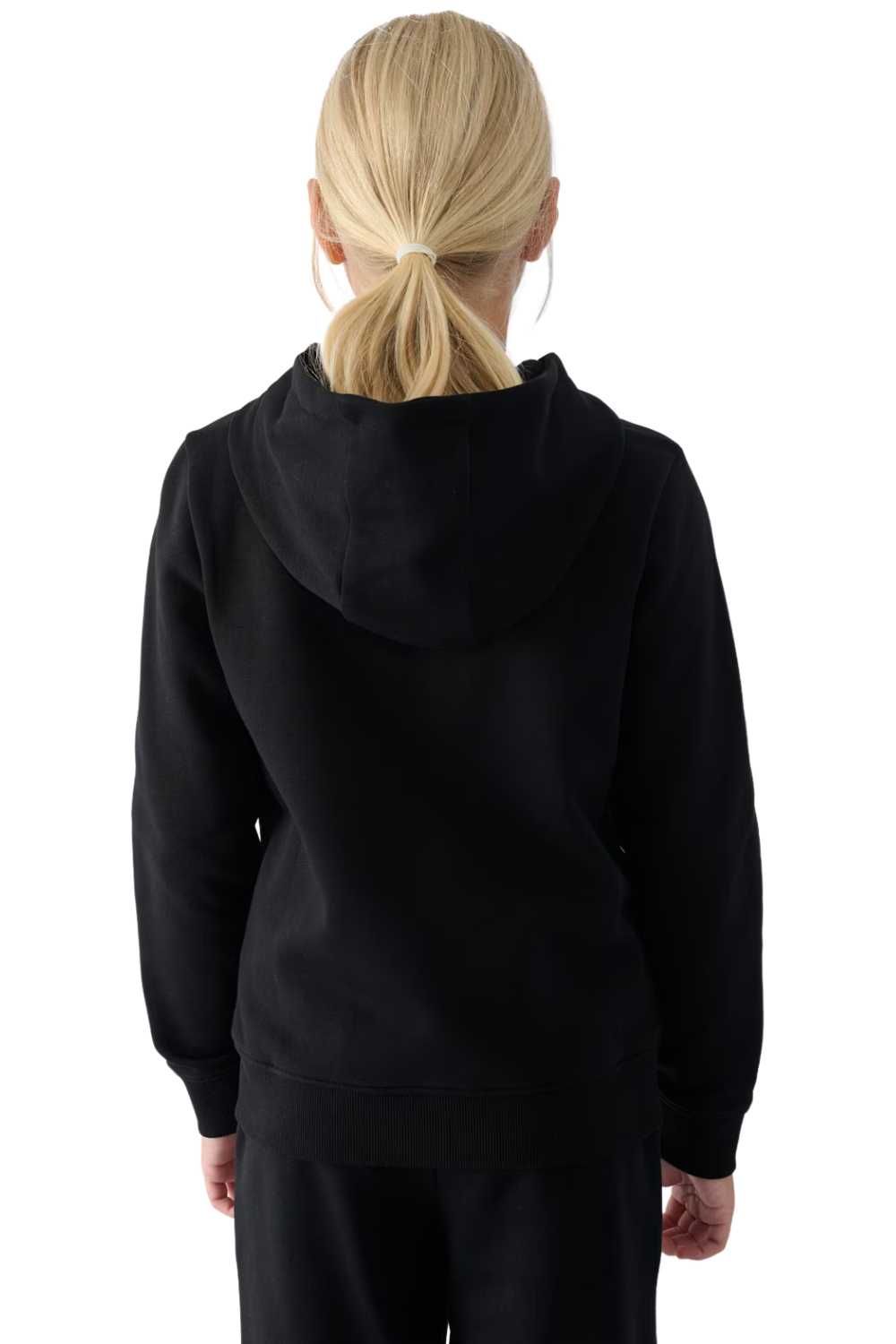 Bluza 4F rozpinana z kapturem dziewczęca sportowa wygodna r. 134