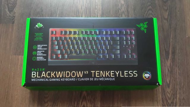 Механическая игровая клавиатура Razer Blackwidow v3 tenkeyless