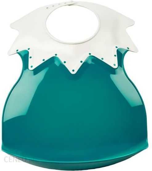 Miękki śliniak wodoodporny z kieszonką kolor szmaragdowy Thermobaby